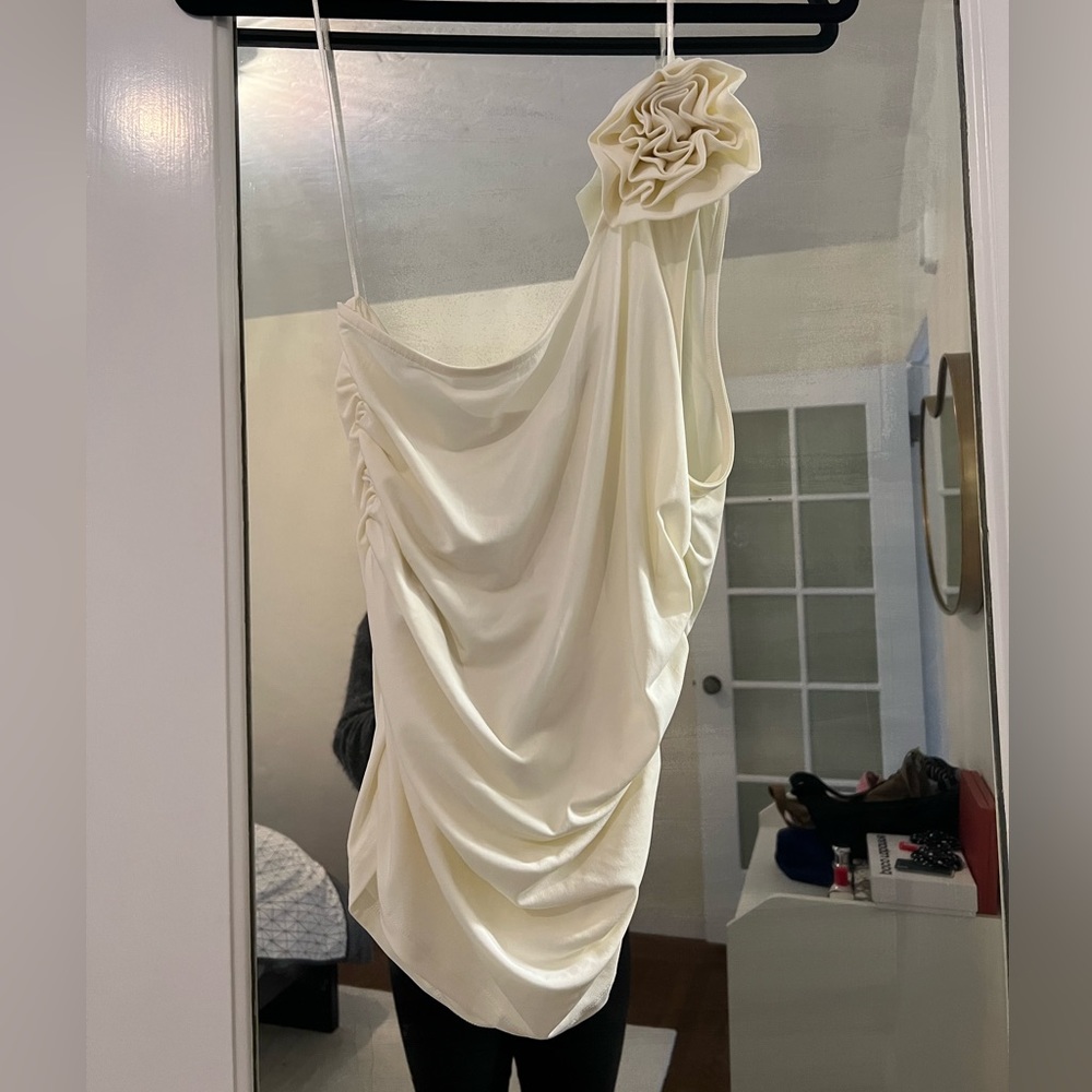 One Shoulder Florette Top